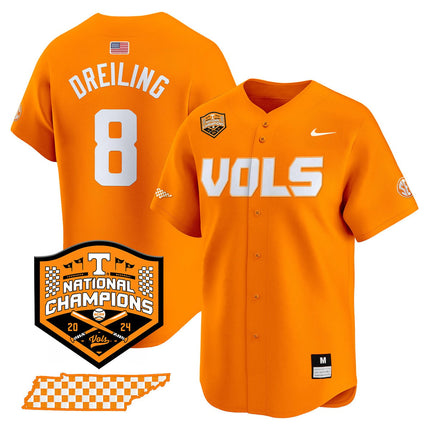 Women's Tennessee Volunteers 2024 National Champions Vapor Premier Limited Jersey V1 - All Stitched