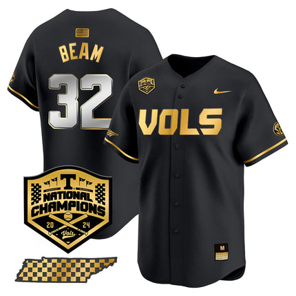 Men's Tennessee Volunteers 2024 National Champions Vapor Premier Limited Jersey V1 - All Stitched