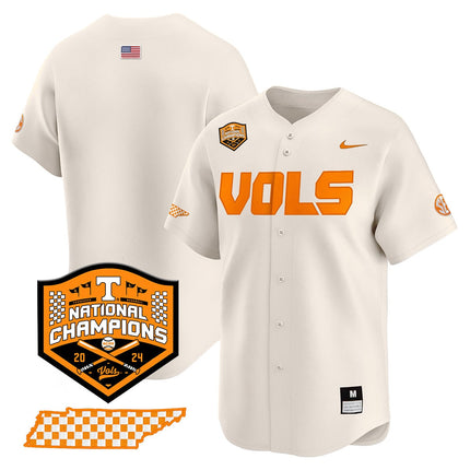 Women's Tennessee Volunteers 2024 National Champions Vapor Premier Limited Jersey V1 - All Stitched