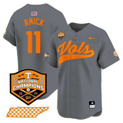 Women's Tennessee Volunteers 2024 National Champions Vapor Premier Limited Jersey - All Stitched