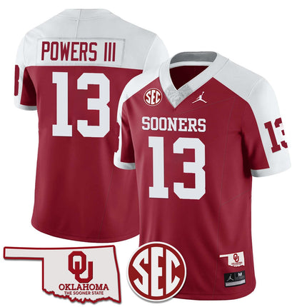 Women's Oklahoma Sooners 2024 Limited Jersey - SEC Patch - All Stitched