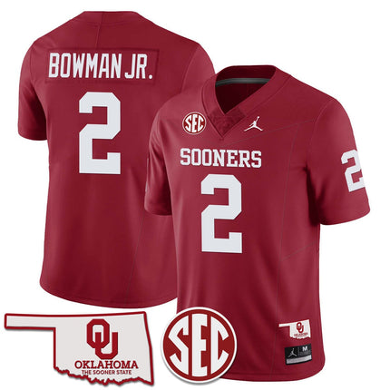 Women's Oklahoma Sooners 2024 Limited Jersey - SEC Patch - All Stitched