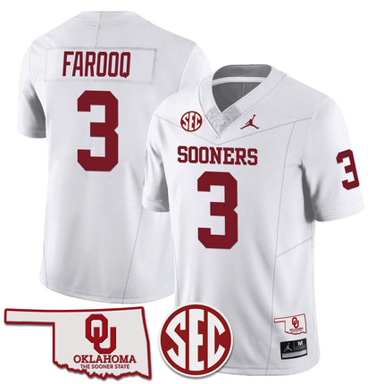 Youth's Oklahoma Sooners 2024 Limited Jersey - SEC Patch - All Stitched