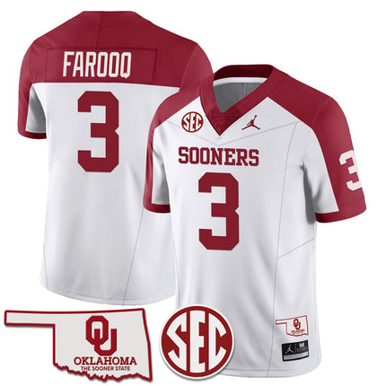 Youth's Oklahoma Sooners 2024 Limited Jersey - SEC Patch - All Stitched