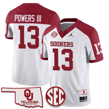 Women's Oklahoma Sooners 2024 Limited Jersey - SEC Patch - All Stitched