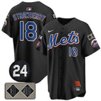 Black / Darryl Strawberry - 18 / S