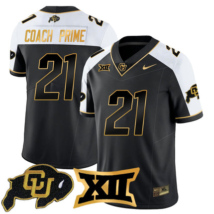 Men's Colorado Buffaloes 2024 Vapor Limited Gold Jersey - All Stitched