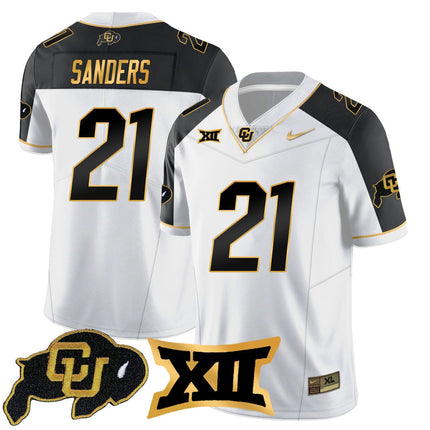 Men's Colorado Buffaloes 2024 Vapor Limited Gold Jersey - All Stitched