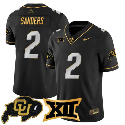 Men's Colorado Buffaloes 2024 Vapor Limited Gold Jersey - All Stitched