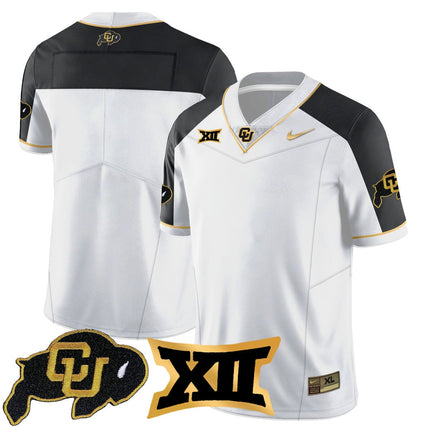 Men's Colorado Buffaloes 2024 Vapor Limited Gold Jersey - All Stitched