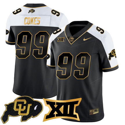 Men's Colorado Buffaloes 2024 Vapor Limited Gold Jersey - All Stitched