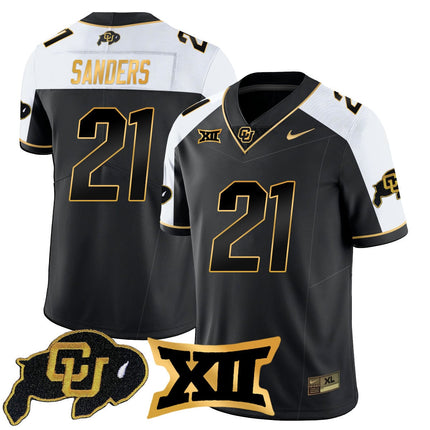 Men's Colorado Buffaloes 2024 Vapor Limited Gold Jersey - All Stitched