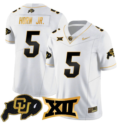 Men's Colorado Buffaloes 2024 Vapor Limited Gold Jersey - All Stitched
