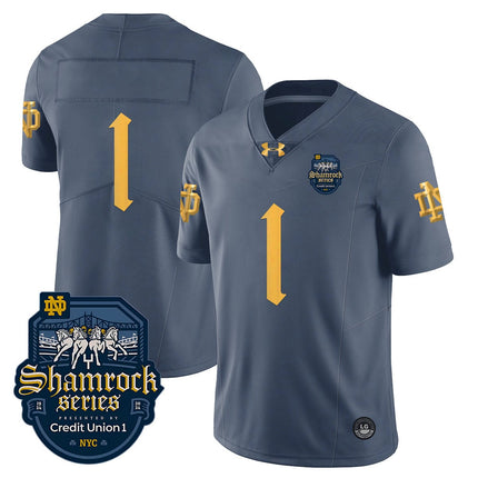 Men's Notre Dame Fighting Irish 2024 Shamrock Series Uniform - All Stitched