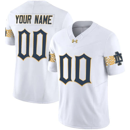 Notre Dame Fighting Irish 2024 Vapor Limited Custom Jersey V2 - All Stitched