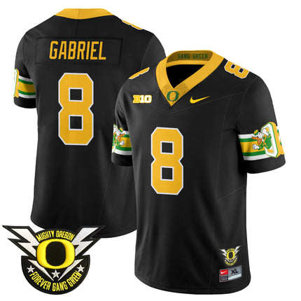 Men's Oregon Football Forever Gang Green 2024 Jersey N1 - All Stitched