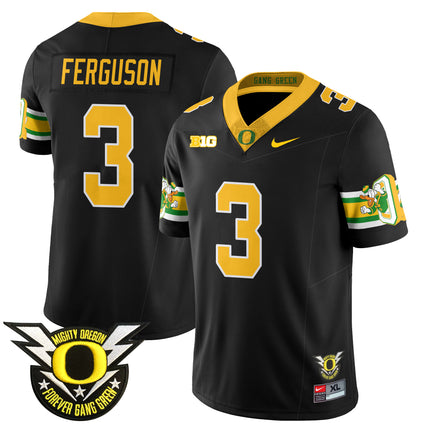 Men's Oregon Football Forever Gang Green 2024 Jersey N1 - All Stitched