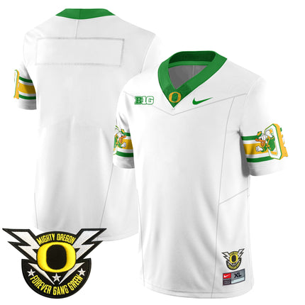 Men's Oregon Football Forever Gang Green 2024 Jersey N1 - All Stitched