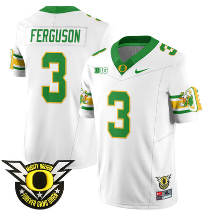 Men's Oregon Football Forever Gang Green 2024 Jersey N1 - All Stitched