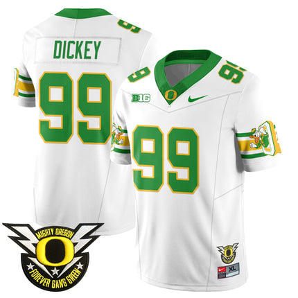Men's Oregon Football Forever Gang Green 2024 Jersey N1 - All Stitched