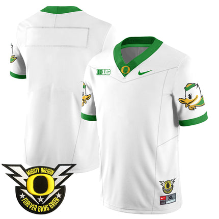 Men's Oregon Football Forever Gang Green 2024 Jersey N2 - All Stitched