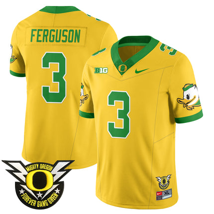 Men's Oregon Football Forever Gang Green 2024 Jersey N2 - All Stitched