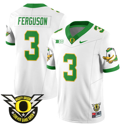 Men's Oregon Football Forever Gang Green 2024 Jersey N2 - All Stitched