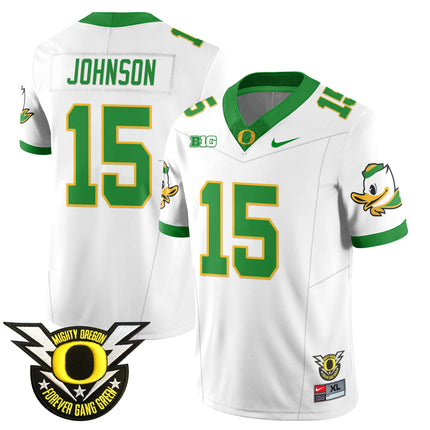 Men's Oregon Football Forever Gang Green 2024 Jersey N2 - All Stitched