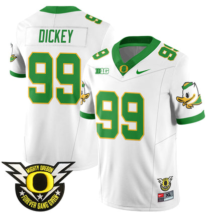 Men's Oregon Football Forever Gang Green 2024 Jersey N2 - All Stitched