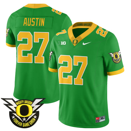 Men's Oregon Football Forever Gang Green 2024 Jersey - All Stitched