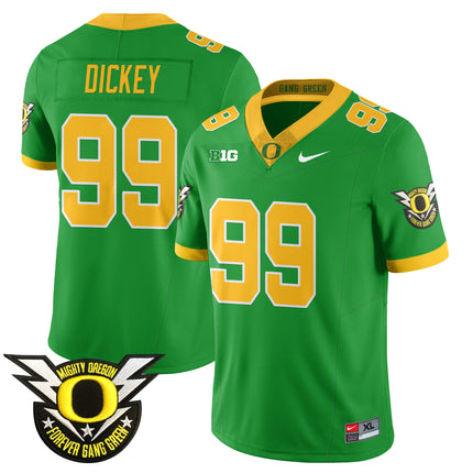 Men's Oregon Football Forever Gang Green 2024 Jersey - All Stitched