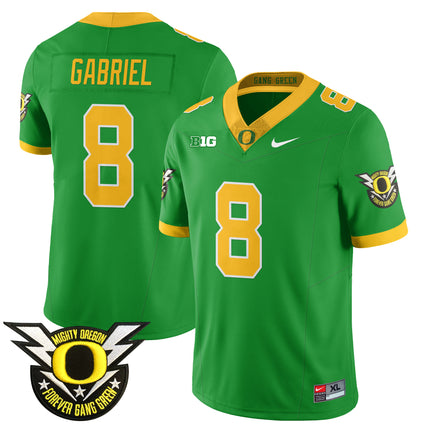 Men's Oregon Football Forever Gang Green 2024 Jersey - All Stitched