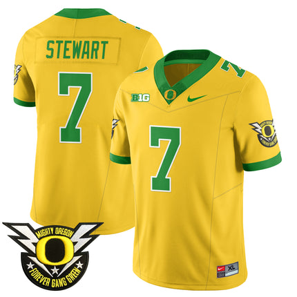 Men's Oregon Football Forever Gang Green 2024 Jersey - All Stitched