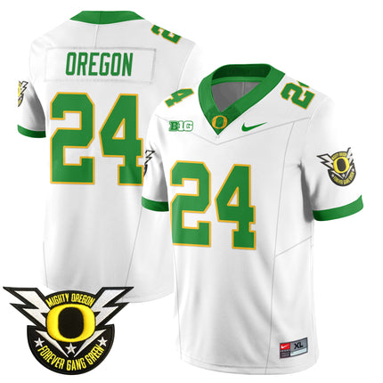 Men's Oregon Football Forever Gang Green 2024 Jersey - All Stitched