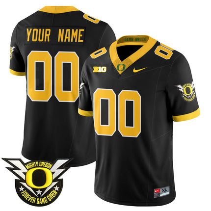 Custom Name/Gender Oregon Football Forever Gang Green 2024 Jersey - All Stitched