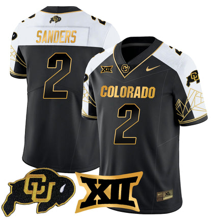 Women's Colorado Buffaloes 2024 Vapor Limited Gold Jersey N3 - All Stitched