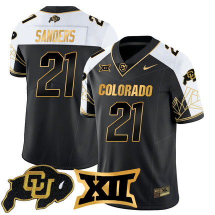 Women's Colorado Buffaloes 2024 Vapor Limited Gold Jersey N3 - All Stitched