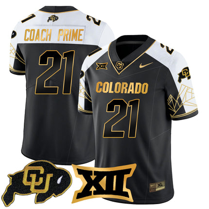 Women's Colorado Buffaloes 2024 Vapor Limited Gold Jersey N3 - All Stitched