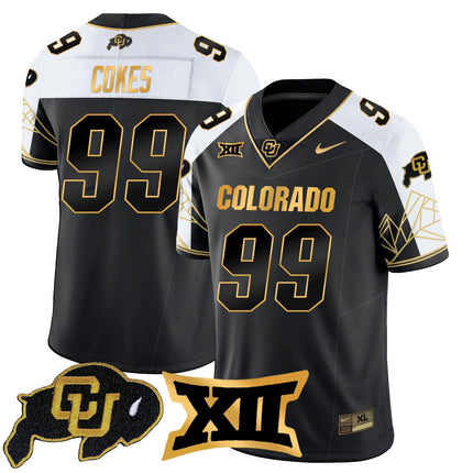 Women's Colorado Buffaloes 2024 Vapor Limited Gold Jersey N3 - All Stitched