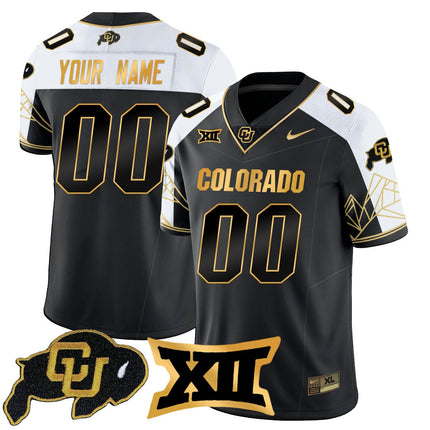 Women's Colorado Buffaloes 2024 Vapor Limited Gold Jersey N3 - All Stitched