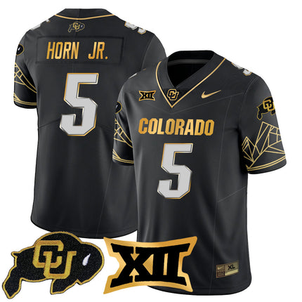 Women's Colorado Buffaloes 2024 Vapor Limited Gold Jersey N3 - All Stitched