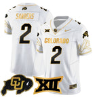 Shedeur Sanders - 2 / White Gold / S