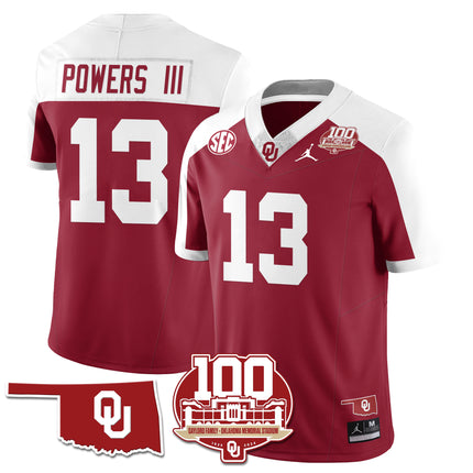 Men's Oklahoma Sooners 1946-56 Throwback Uniforms - 100th Season - All Stitched