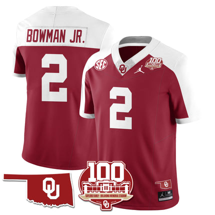 Men's Oklahoma Sooners 1946-56 Throwback Uniforms - 100th Season - All Stitched