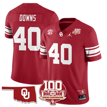 Women's Oklahoma Sooners 1946-56 Throwback Uniforms - 100th Season - All Stitched