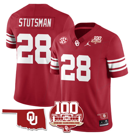 Men's Oklahoma Sooners 1946-56 Throwback Uniforms - 100th Season - All Stitched