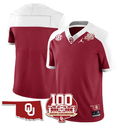 Men's Oklahoma Sooners 1946-56 Throwback Uniforms - 100th Season - All Stitched