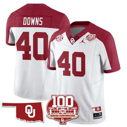 Men's Oklahoma Sooners 1946-56 Throwback Uniforms - 100th Season - All Stitched