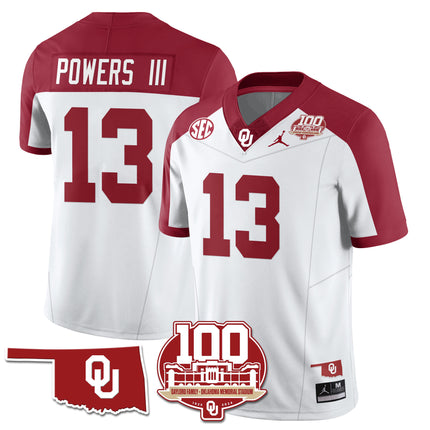 Men's Oklahoma Sooners 1946-56 Throwback Uniforms - 100th Season - All Stitched