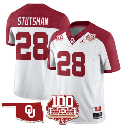 Men's Oklahoma Sooners 1946-56 Throwback Uniforms - 100th Season - All Stitched